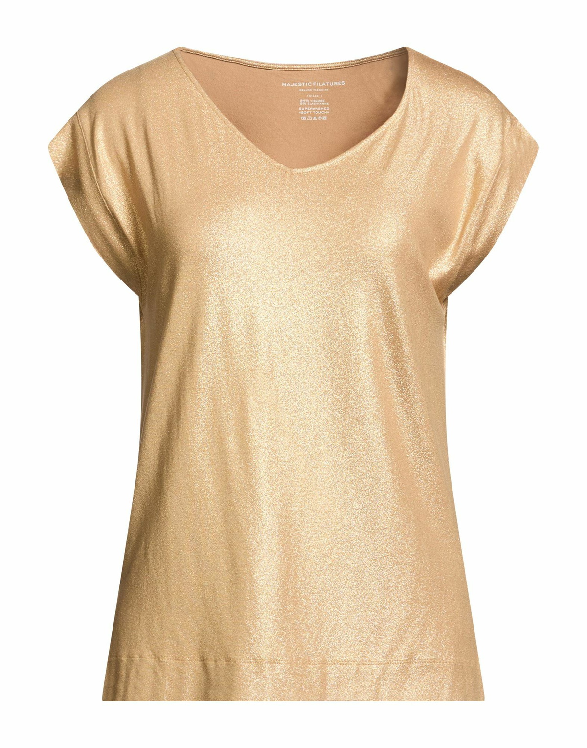 Majestic Filatures Womens T-shirt in Gold