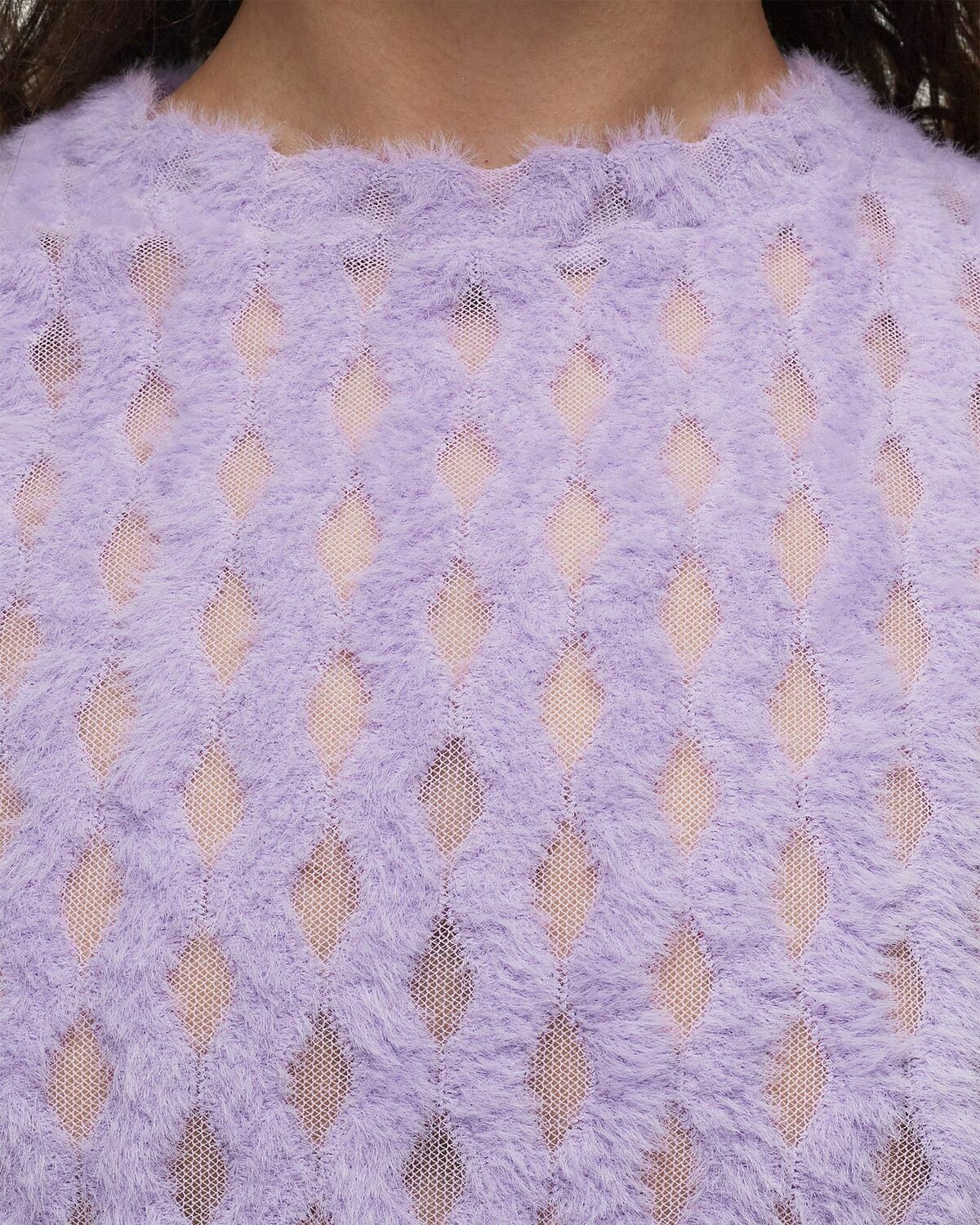 Stine Goya Juno, 1996 Fluffy Jersey Purple Pullovers