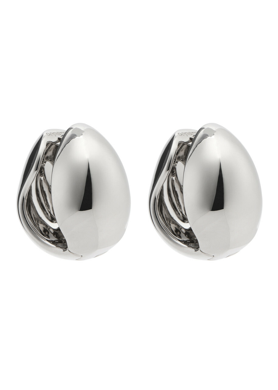 Coperni Sculpted Earrings - Silver - One Size