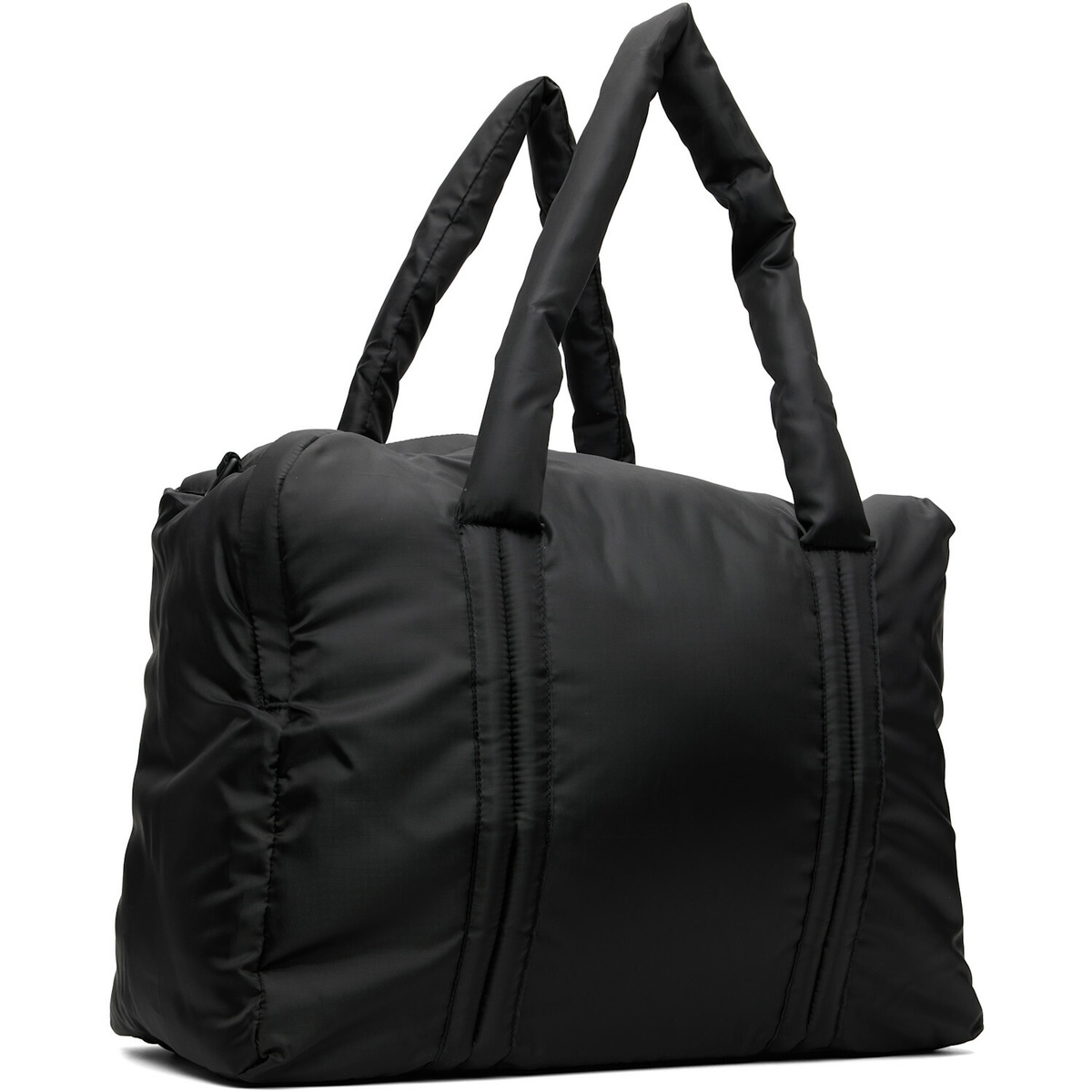 Y-3 Black Padded Weekender Duffle Bag