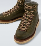 Brunello Cucinelli Leather lace-up boots