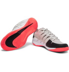 Nike Tennis - NikeCourt Air Zoom Vapor X Rubber and Mesh Tennis Sneakers - Gray