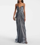 Maria Lucia Hohan Cecilia silk tulle corset gown