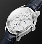 Baume & Mercier - Clifton Automatic 43mm Stainless Steel and Alligator Watch, Ref. No. 10449 - White