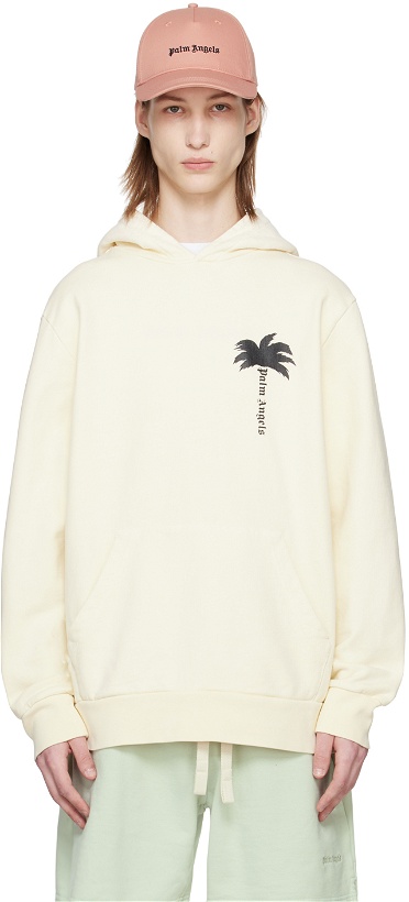 Photo: Palm Angels Yellow 'The Palm' Hoodie
