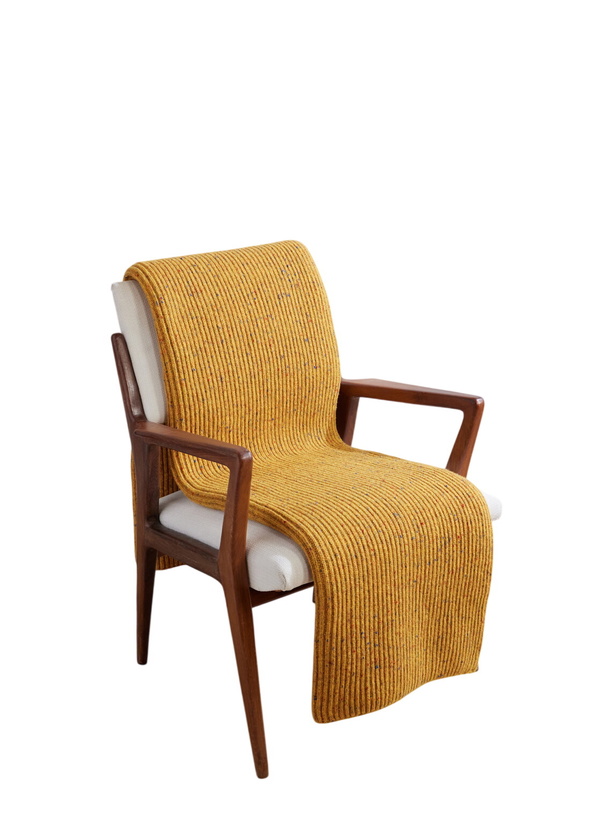 Photo: Inis Meáin - Fisherman's Ribbed Wool and Cashmere-Blend Blanket