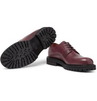 Mr P. - Jacques Leather Derby Shoes - Men - Burgundy