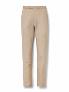 Zegna - Trofeo Slim-Fit Wool and Linen-Blend Suit Trousers - Neutrals