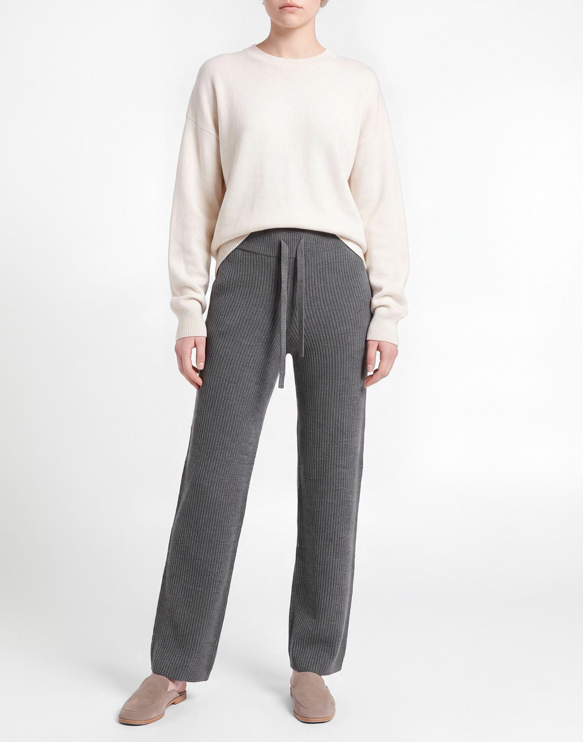 Roberto Collina Womens Pants in Grey