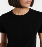 The Row Jovita cotton, cashmere and silk T-shirt