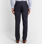 Canali - Slate-Blue Kei Slim-Fit Wool Suit Trousers - Blue