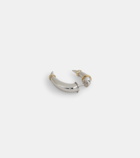 Rainbow K Horn 14kt white gold single earring
