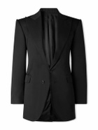 CELINE - Colonne Wool-Twill Blazer - Black