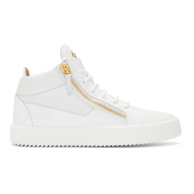 Photo: Giuseppe Zanotti White May London High-Top Sneakers