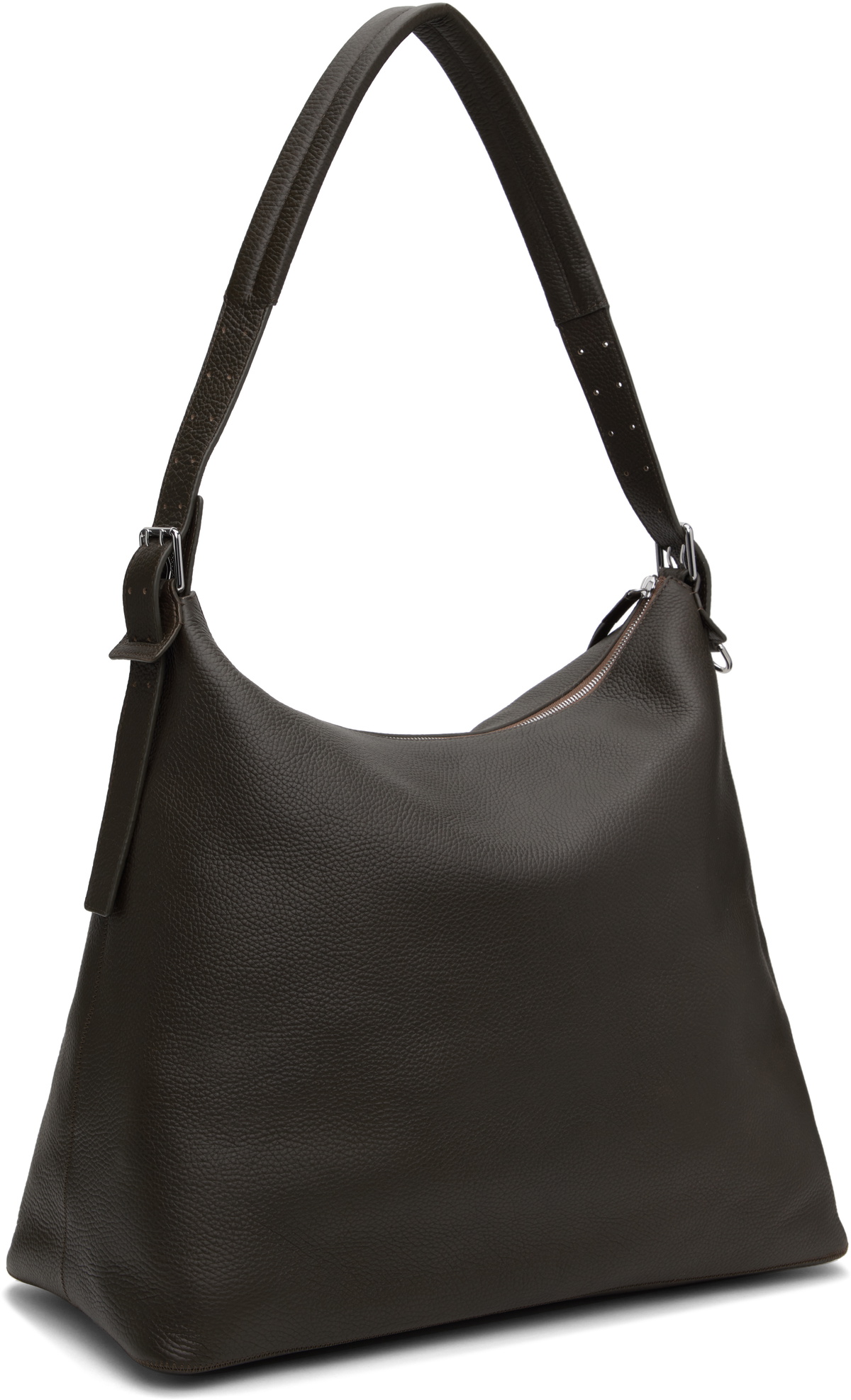 LEMAIRE BELTED HOBO BAG 25ss ダークブラウン LEMAIRE BELTED HOBO