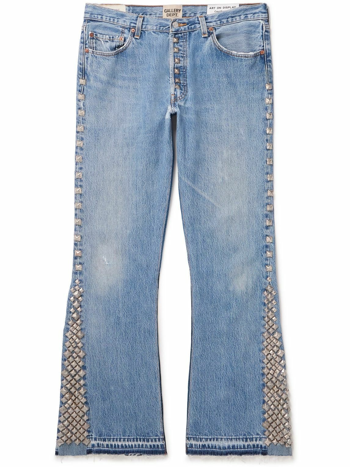 Photo: Gallery Dept. - Flared Studded Jeans - Blue