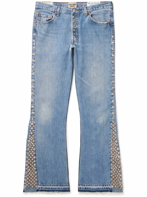 Photo: Gallery Dept. - Flared Studded Jeans - Blue