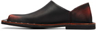 CAMPERLAB Black & Orange Menosmal Loafers