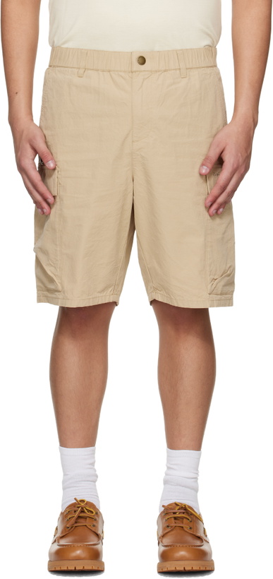 Photo: Barbour Beige Spey Poplin Shorts