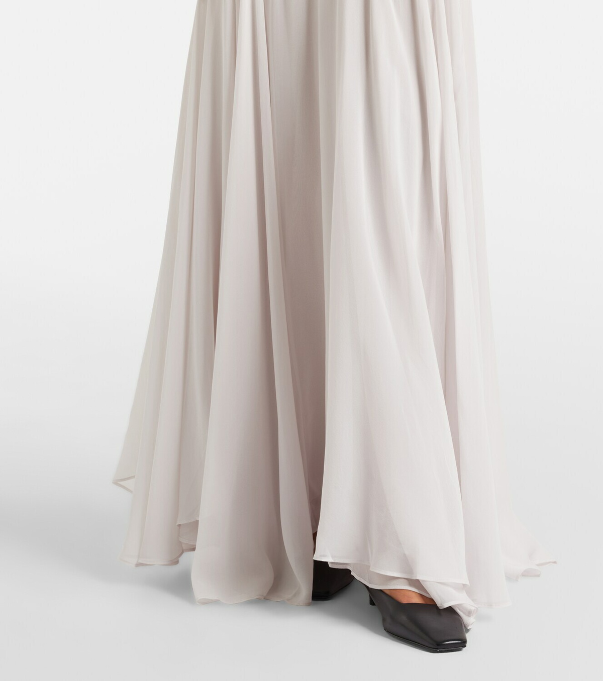 Tove Cordelia silk satin and chiffon maxi dress
