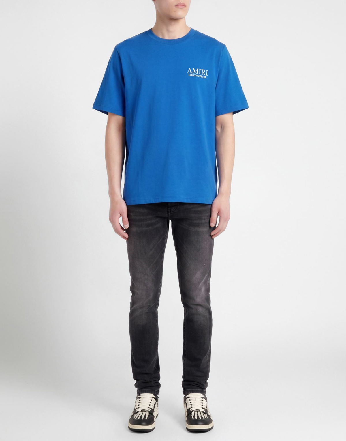 Amiri Mens T-shirt in Blue