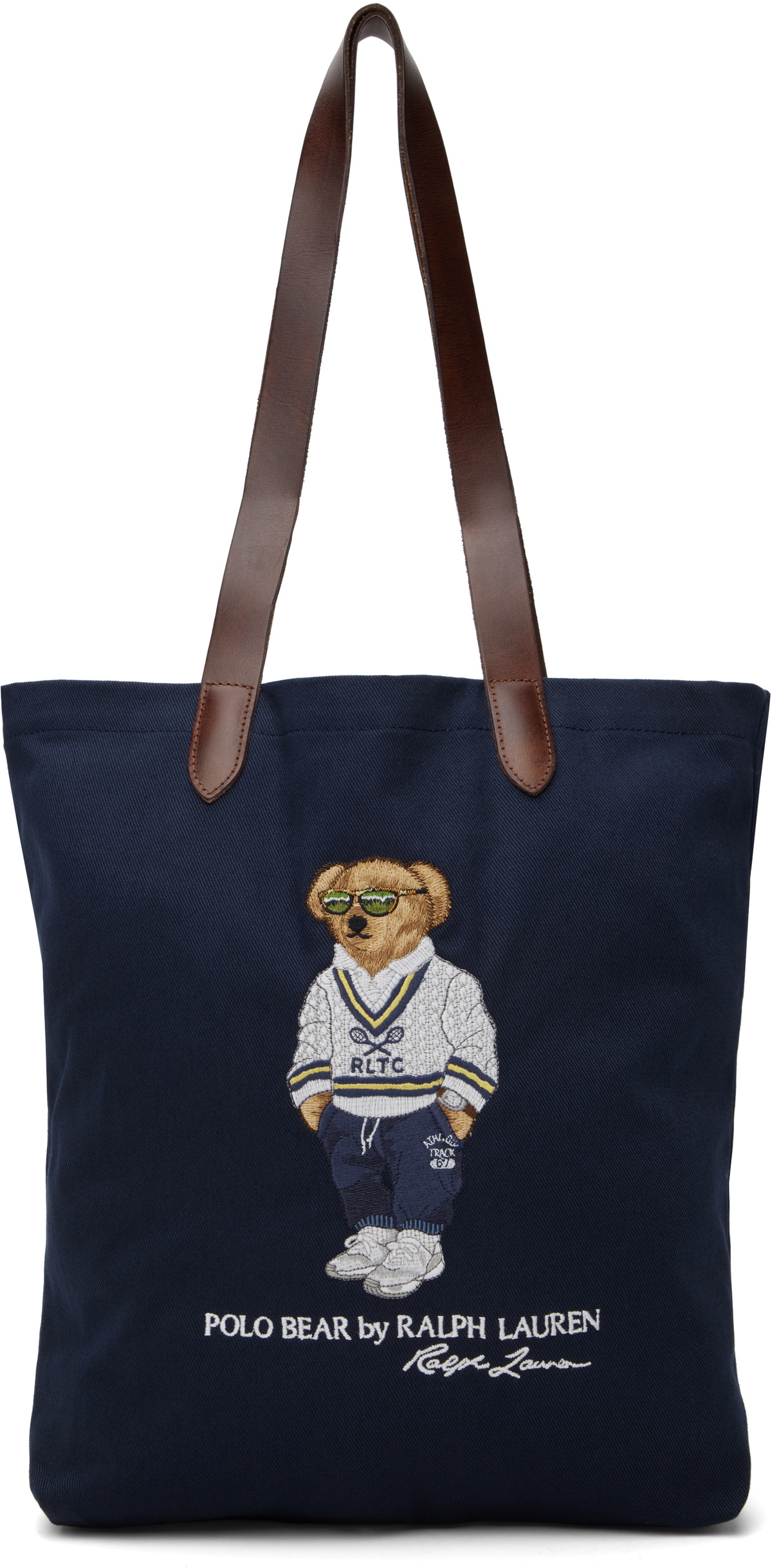 Polo Ralph Lauren Navy Polo Bear Tote Polo Ralph Lauren