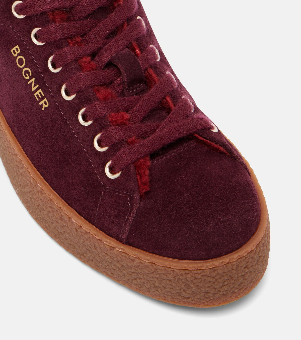 Bogner Lucerne shearling-lined suede sneakers