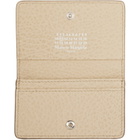 Maison Margiela Taupe Calfskin Card Holder