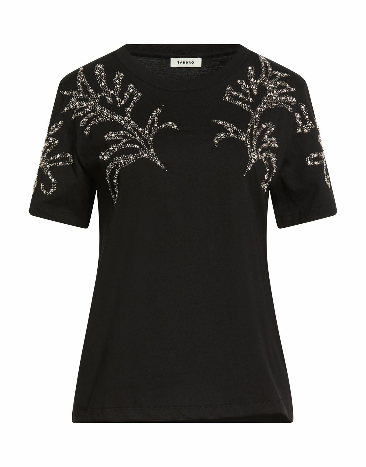 Sandro Womens T-shirt in Black