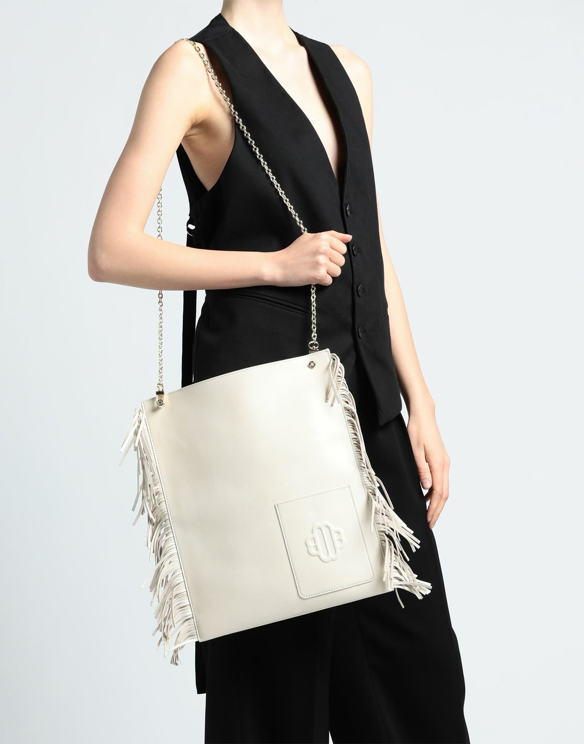 Maje Womens Cross-body bag Ivory