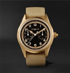 MONTBLANC - 1858 Monopusher Automatic Chronograph 42mm Bronze and NATO Watch, Ref. No. 125583 - Black