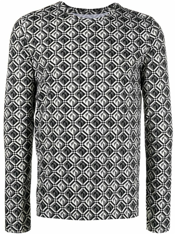 Photo: MARINE SERRE - Moon Print Long Sleeve Sweater