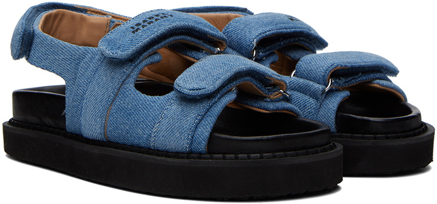 Isabel Marant Blue Madee Denim Sandals Isabel Marant