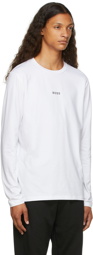 Boss White Tchark 1 Long Sleeve T-Shirt