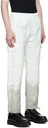 44 Label Group White Drawstring Cargo Pants