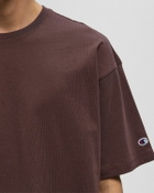 CHAMPION T-Shape Tee Brown Mens Shortsleefe