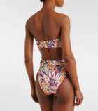 Alexandra Miro Iris belted printed bikini bottoms
