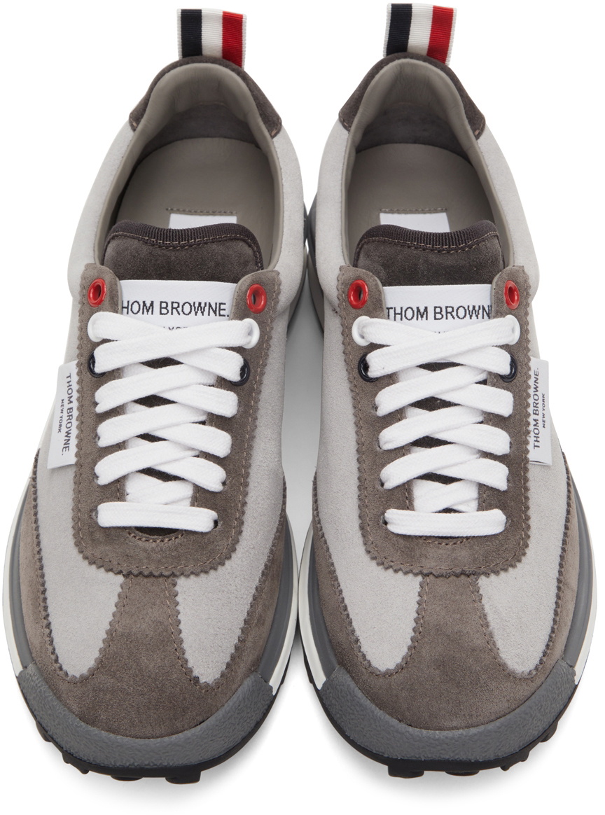 スニーカー THOM BROWNE SUEDE AND NYLON TECH RUNNER SNEAKER Thom Browne - Tech Runner suede sneakers Thom Browne