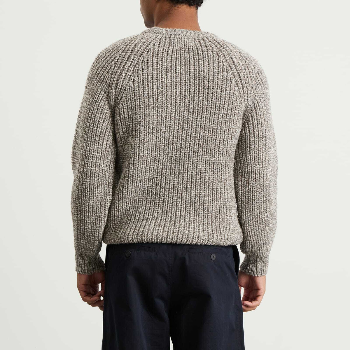 Café Mountain Men's Holmes Raglan Knit in Natural