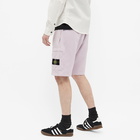 Stone Island Men's Garment Dyed Sweat Short in Rose Quartz