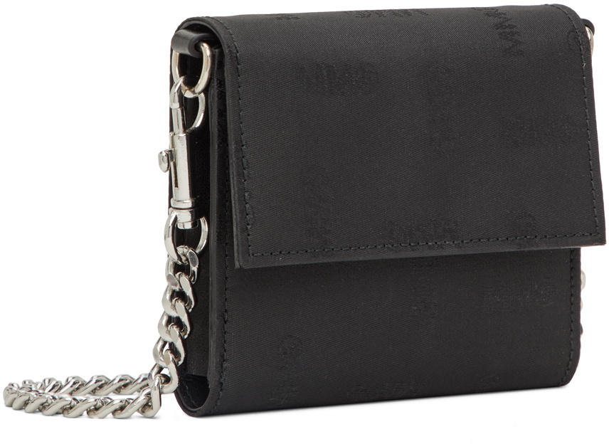 MM6 Maison Margiela Black Chain Wallet Shoulder Bag MM6 Maison Margiela