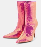 Alexandre Vauthier Sebert sequined ankle boots