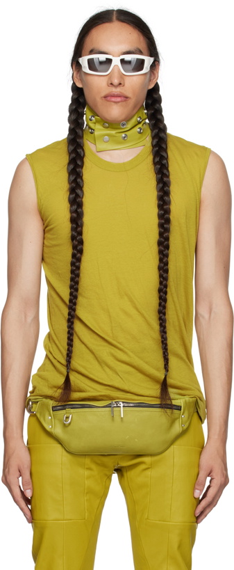 Photo: Rick Owens Yellow Basic Tank Top