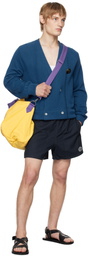 Bode Yellow & Purple Two-Tone Gym Duffle Bag
