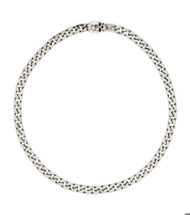 Photo: Alexander McQueen Engraved chain necklace