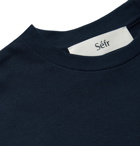 Séfr - Clin Cotton-Jersey T-Shirt - Blue