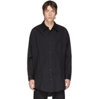 Sulvam Black Poplin Overshirt