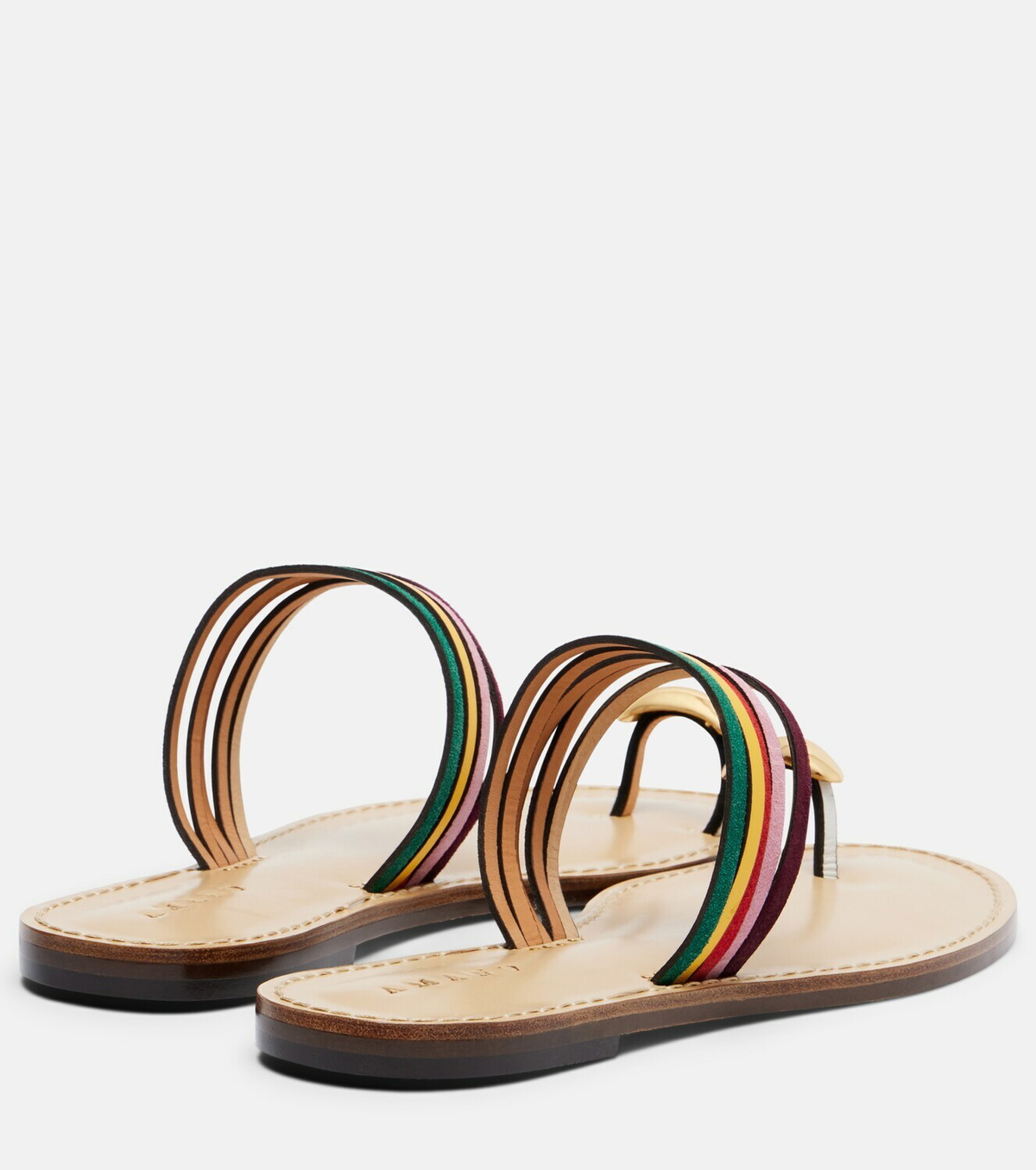 Amanu Lusaka leather thong sandals