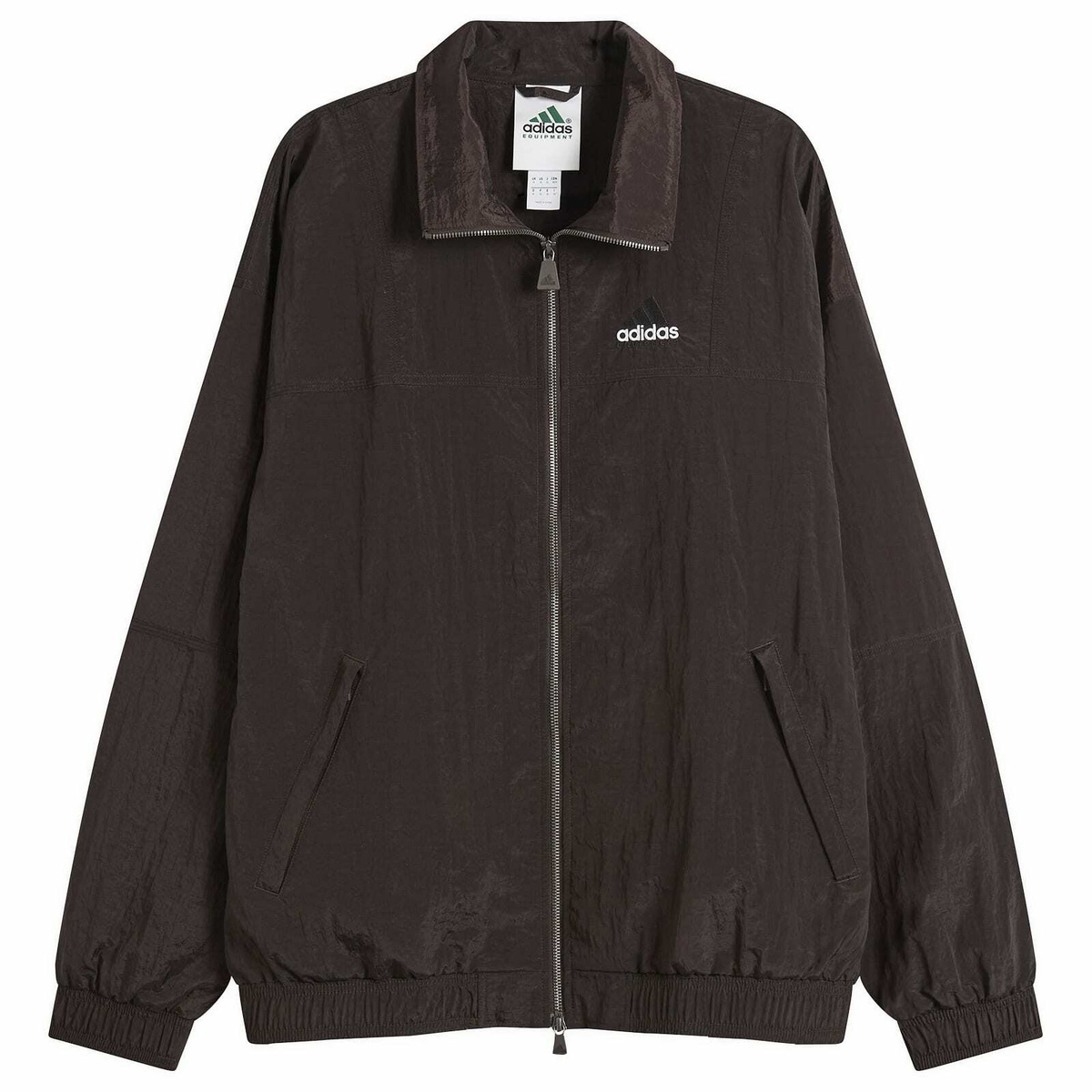 Adidas Men's Funnelneck Track Top in Mineral Green adidas