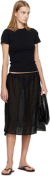 Matteau Black Rib Baby T-shirt